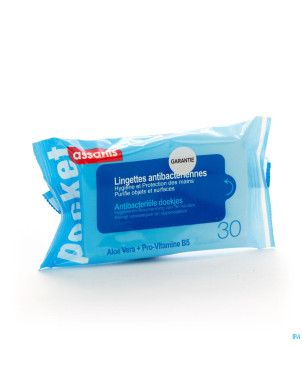 Assanis pocket lingettes 30