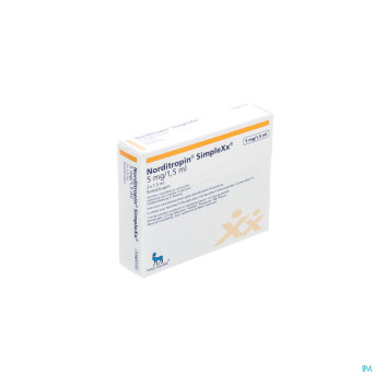 Norditropin simplexx  5mg sol inj cart. 3 x 1,5ml