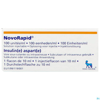 Novorapid fl 1x10ml 100 u/ml