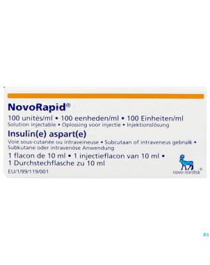Novorapid fl 1x10ml 100 u/ml