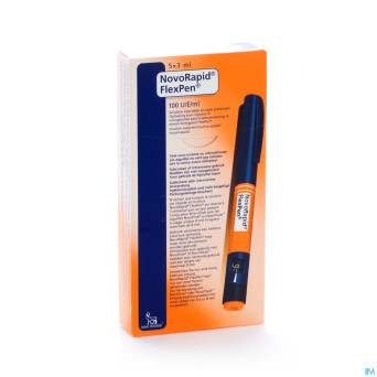 Novorapid flexpen 5x3ml 100 u/ml
