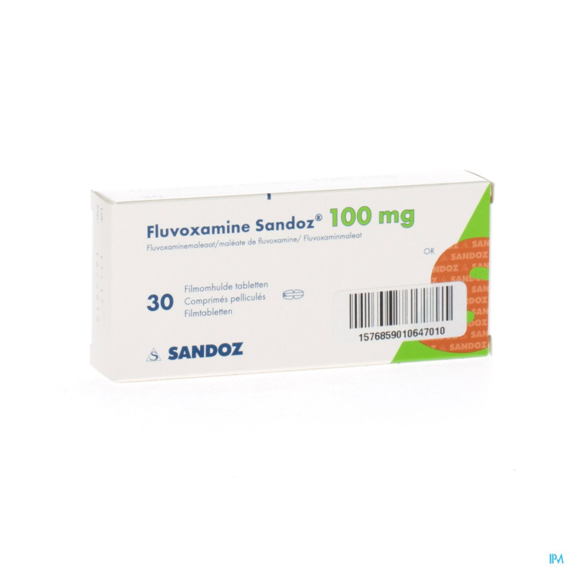Fluvoxamine sandoz tabl  30 x 100 mg