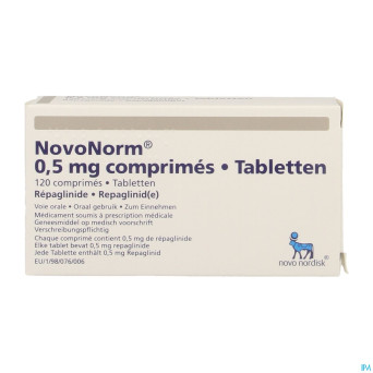 Novonorm comp 120 x 0,50 mg