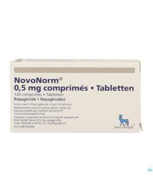Novonorm comp 120 x 0,50 mg