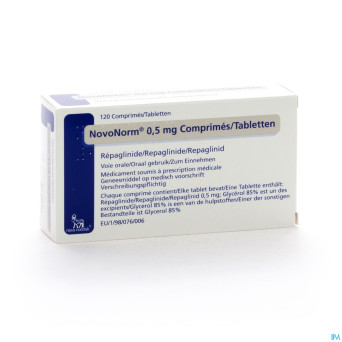 Novonorm comp 120 x 0,50 mg
