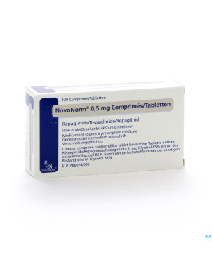 Novonorm comp 120 x 0,50 mg
