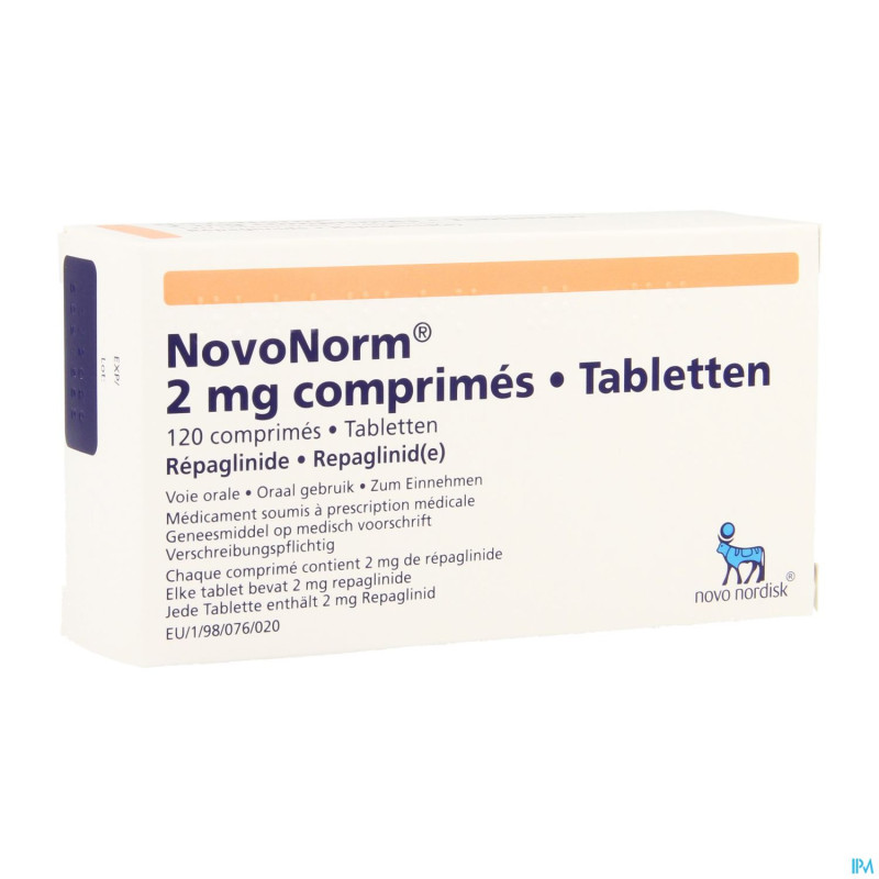 Novonorm comp 120 x 2,00 mg