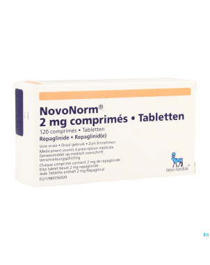 Novonorm comp 120 x 2,00 mg