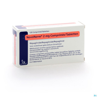 Novonorm comp 120 x 2,00 mg