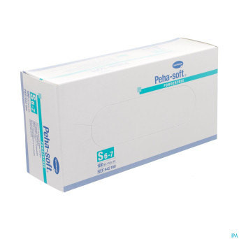 Peha soft gants latex n/st -pdr    s 100 9421605