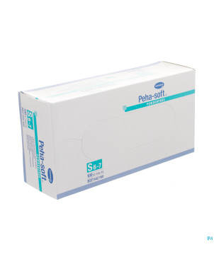 Peha soft gants latex n/st -pdr    s 100 9421605