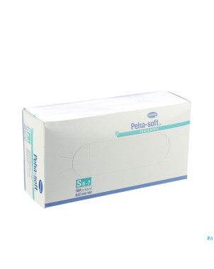 Peha soft gants latex n/st -pdr    s 100 9421605