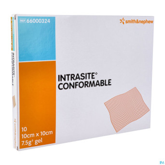 Intrasite confor. cp+gel    10x10cm 10 66000324
