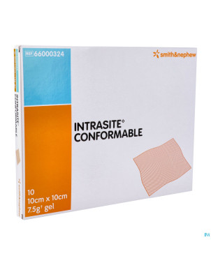 Intrasite confor. cp+gel    10x10cm 10 66000324