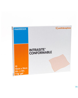 Intrasite confor. cp+gel    10x10cm 10 66000324