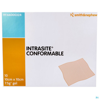 Intrasite confor. cp+gel    10x10cm 10 66000324