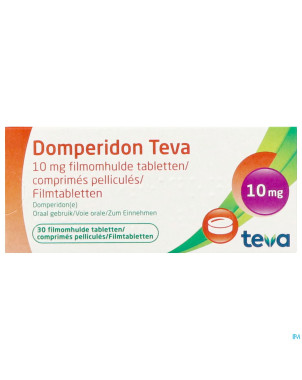 Domperidon teva tabl 30 x 10 mg