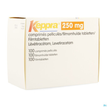 Keppra  250mg comp pell 100x 250mg