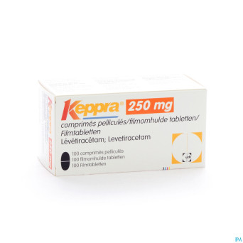 Keppra  250mg comp pell 100x 250mg