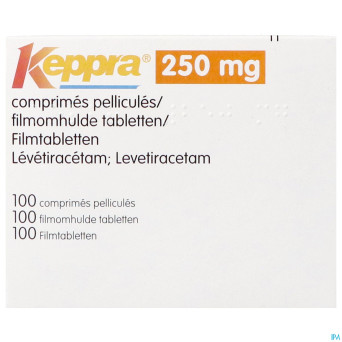Keppra  250mg comp pell 100x 250mg