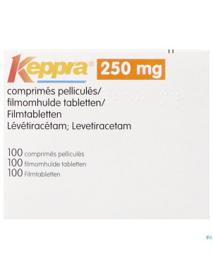 Keppra  250mg comp pell 100x 250mg