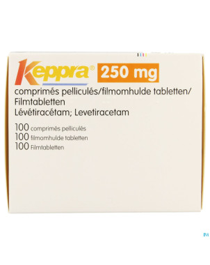 Keppra  250mg comp pell 100x 250mg