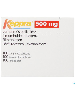 Keppra  500mg comp pell 100x 500mg