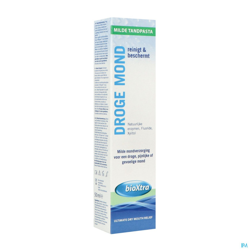 Bioxtra bouche seche dentifrice doux tube   50ml