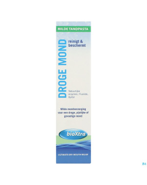 Bioxtra bouche seche dentifrice doux tube   50ml