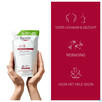 Eucerin ph5 peau sensible savon liq rech 400ml