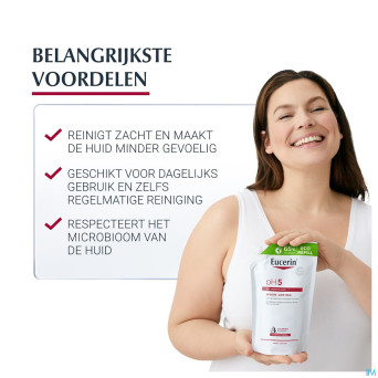 Eucerin ph5 peau sensible savon liq rech 400ml