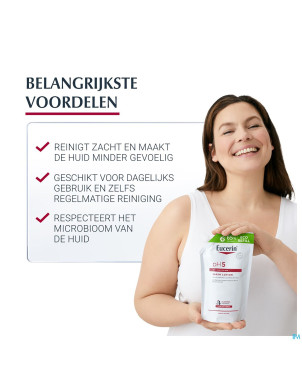 Eucerin ph5 peau sensible savon liq rech 400ml