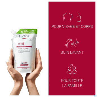 Eucerin ph5 peau sensible savon liq rech 400ml