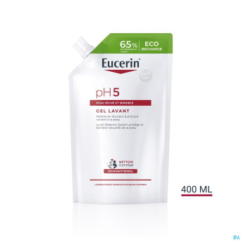 Eucerin ph5 peau sensible savon liq rech 400ml