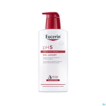 Eucerin ph5 peau sensible savon liquid+pompe 400ml