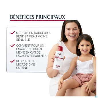 Eucerin ph5 peau sensible savon liquid+pompe 400ml