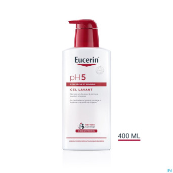 Eucerin ph5 peau sensible savon liquid+pompe 400ml