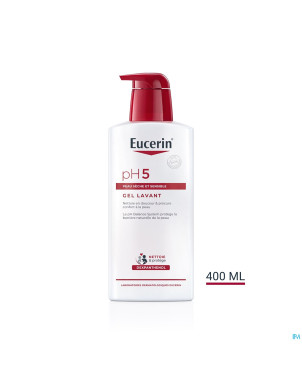 Eucerin ph5 peau sensible savon liquid+pompe 400ml