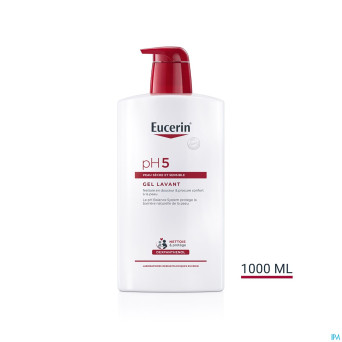 Eucerin ph5 peau sensible savon liquid+pompe    1l