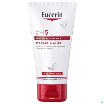 Eucerin ph5 peau sensible creme mains   75ml