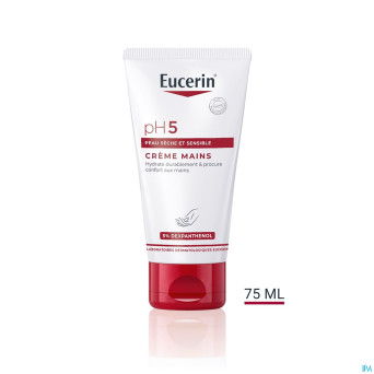 Eucerin ph5 peau sensible creme mains   75ml