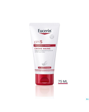Eucerin ph5 peau sensible creme mains   75ml