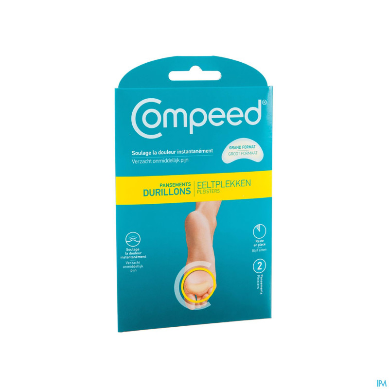 Compeed pansement durillons pieds large 2