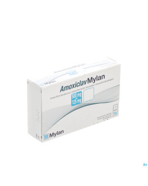Amoxiclav mylan comp 16x500 mg/125 mg