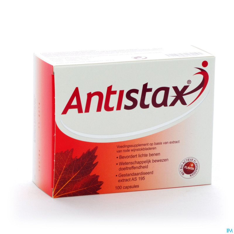Antistax jambes lourdes    caps 100