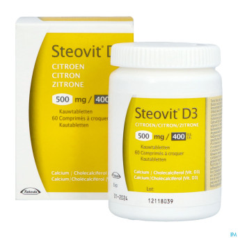 Steovit d3  500mg/400ui comp  60
