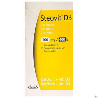 Steovit d3  500mg/400ui comp  60