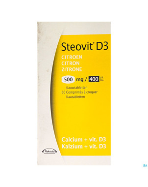 Steovit d3  500mg/400ui comp  60
