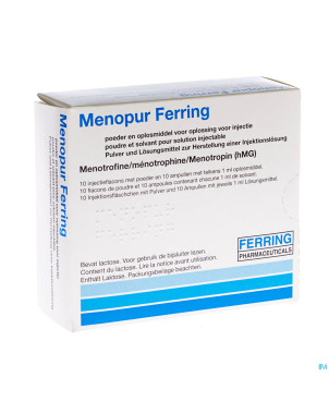 Menopur ferring pulv+solv im/sc 10