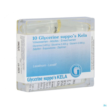 Glycerine kela pharma supp ad 10
